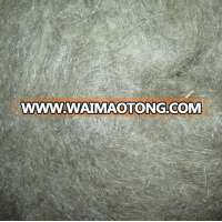 Cottonized unbleached flax fiber